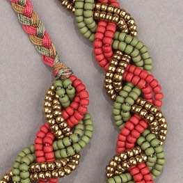 Bella Braid Necklace Spumoni